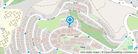 מפת הגעה אל יסמין פנחסי-נהרה