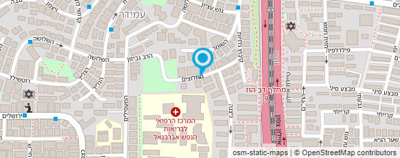 מפת הגעה אל מקווה עמידר