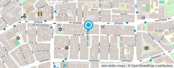 מפת הגעה אל ד"ר פופובסקי מיכאל