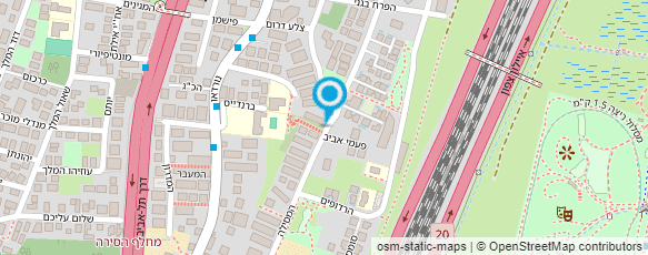 מפת הגעה אל ד"ר תומר אוהד