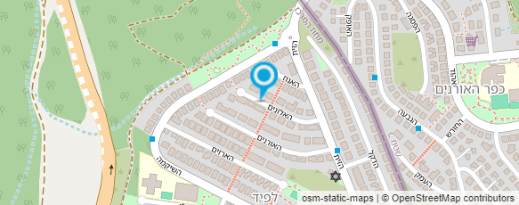 מפת הגעה אל גני שאול