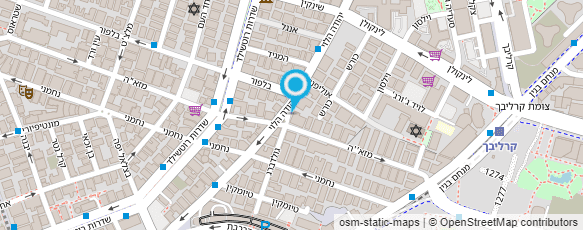 מפת הגעה אל עו"ד מיכל רבינוביץ