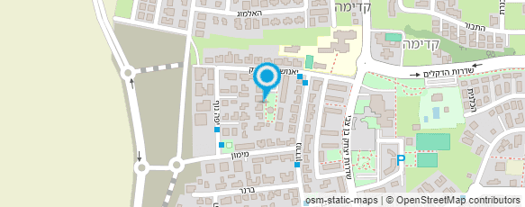 מפת הגעה אל גן רקפת