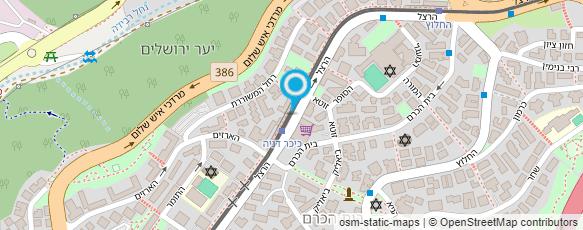 מפת הגעה אל נופית פתוח כבישים - עוזי