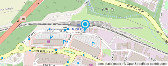 מפת הגעה אל שופ סנטר