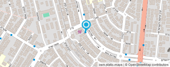 מפת הגעה אל פיצהל'ס