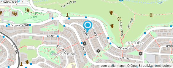 מפת הגעה אל נוסעים בשביל הזהב