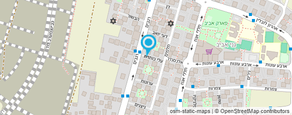 מפת הגעה אל שרותי בר נוק אאוט