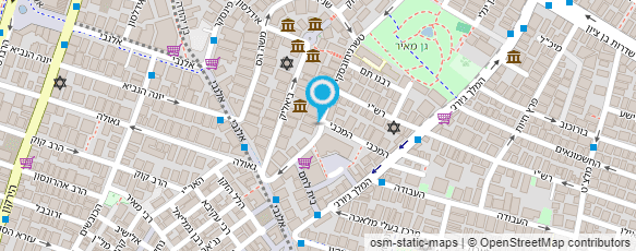 מפת הגעה אל אשרי יושבי ביתך