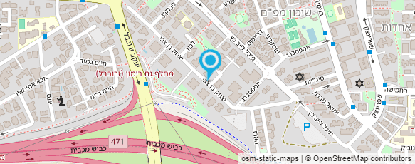 מפת הגעה אל כרמי טכנאי מחשבים בביתך