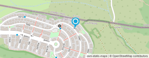 מפת הגעה אל רביב קייטרינג