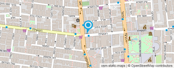 מפת הגעה אל נטליה מסאז'ים