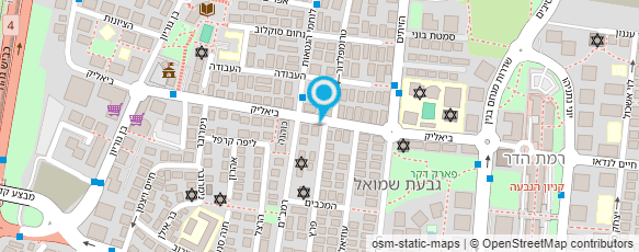 מפת הגעה אל בוטיק מעצבים  SHEEK.ME