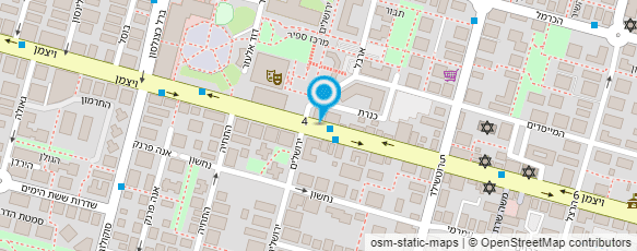 מפת הגעה אל פטריסיה יודילביץ אסולין מפת הגעה אל פטריסיה יודילביץ אסולין