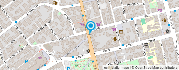 מפת הגעה אל אר.אנד.טי אביזרי אופנה