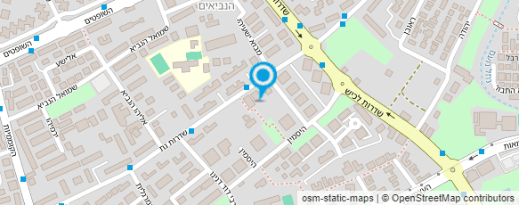 מפת הגעה אל יוחאי איפור ושיער