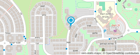 מפת הגעה אל מיכל קופר -מדברת עם תינוקות