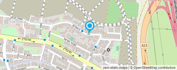 מפת הגעה אל גן כמו פעם