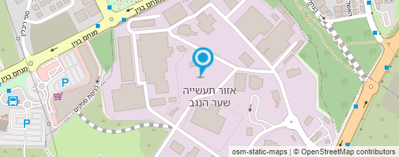 מפת הגעה אל המרכז ללימודי חוץ ספיר