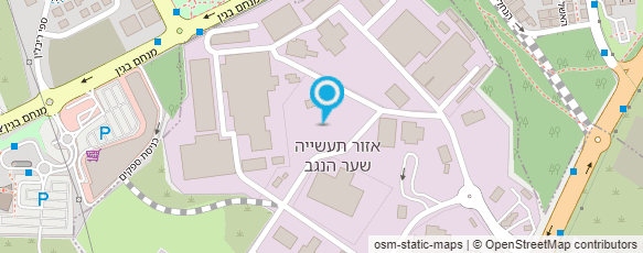 מפת הגעה אל בי"ס לאומנות ספיר
