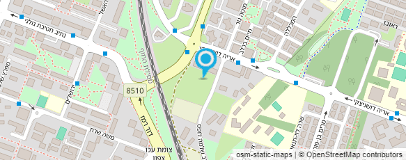 מפת הגעה אל המרכז ללימודי עיצוב ואומנות