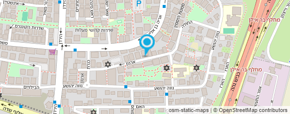 מפת הגעה אל חופית חן איפור קבוע