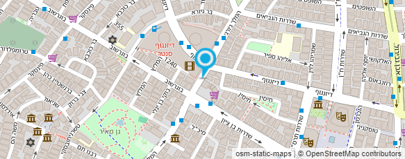 מפת הגעה אל דנה לובינסקי מפת הגעה אל דנה לובינסקי