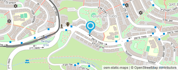 מפת הגעה אל רויטל  אקלר תסרוקות ופאות