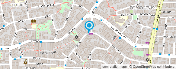 מפת הגעה אל טלי רוקני מעצבת בגדים