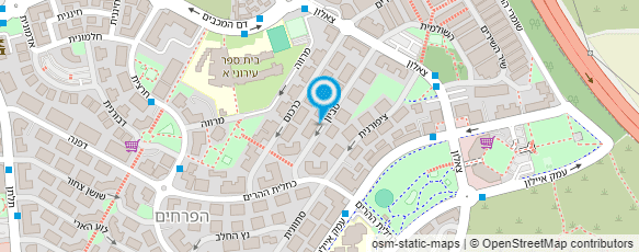 מפת הגעה אל ירוק בעיר