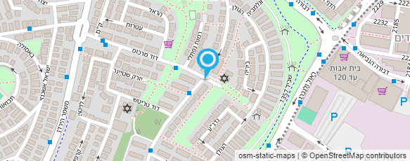 מפת הגעה אל מועדון טיסנאות