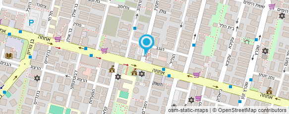 מפת הגעה אל אושר שיער וקוסמטיקה