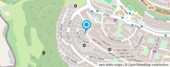 מפת הגעה אל חנה גורדון