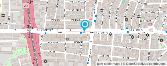 מפת הגעה אל מספרת פונפון