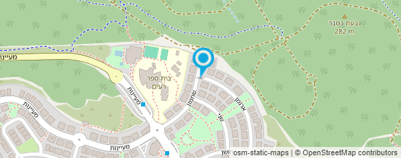 מפת הגעה אל גן זית