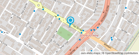 מפת הגעה אל מקדונלד'ס