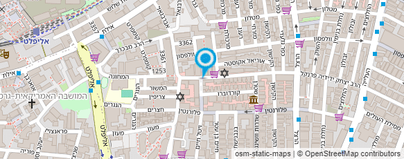 מפת הגעה אל ג'וספה פיצה