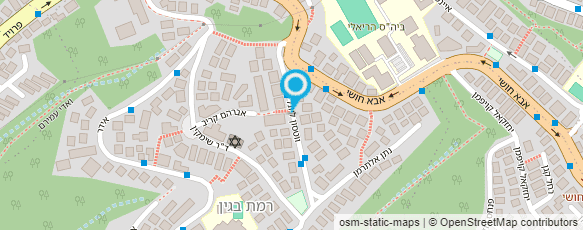 מפת הגעה אל הילה גינזבורג