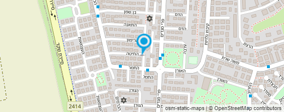 מפת הגעה אל גן תאנה