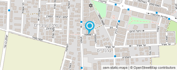 מפת הגעה אל גן עפרוני