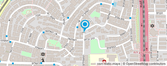 מפת הגעה אל נטע פדיקור ומניקור