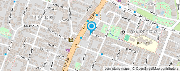 מפת הגעה אל רוזנבאום ניהול והנדסת בניין