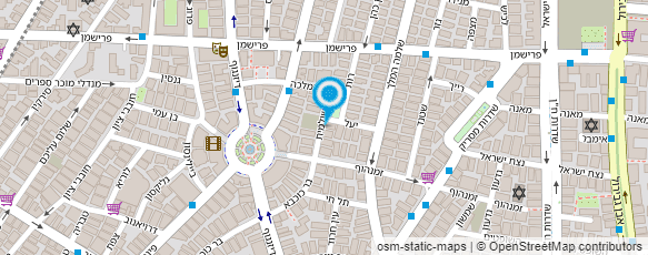 מפת הגעה אל קיוסקפה מילשטוק