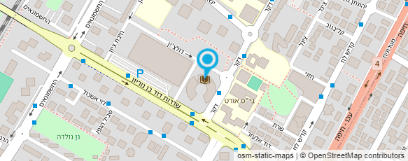 מפת הגעה אל מסעדת רם