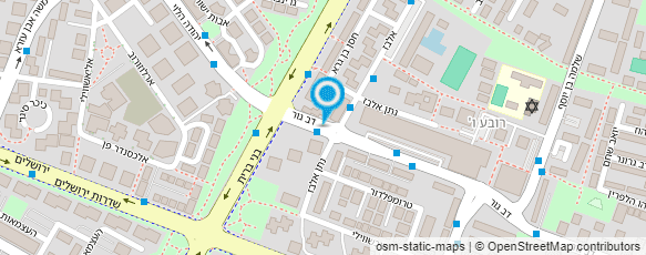 מפת הגעה אל מוניות דייויד - שומר שבת