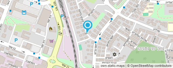 מפת הגעה אל גן חב''ד- בנים