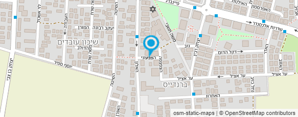 מפת הגעה אל גן חוחית