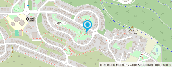 מפת הגעה אל גן חרובית