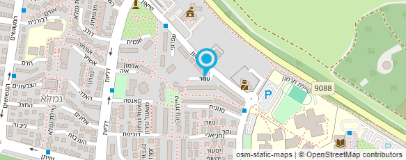 מפת הגעה אל גן נועם