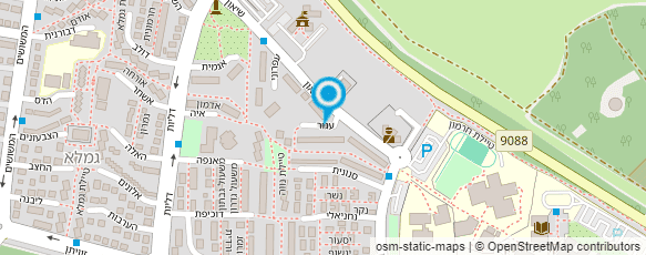 מפת הגעה אל גן חרוב